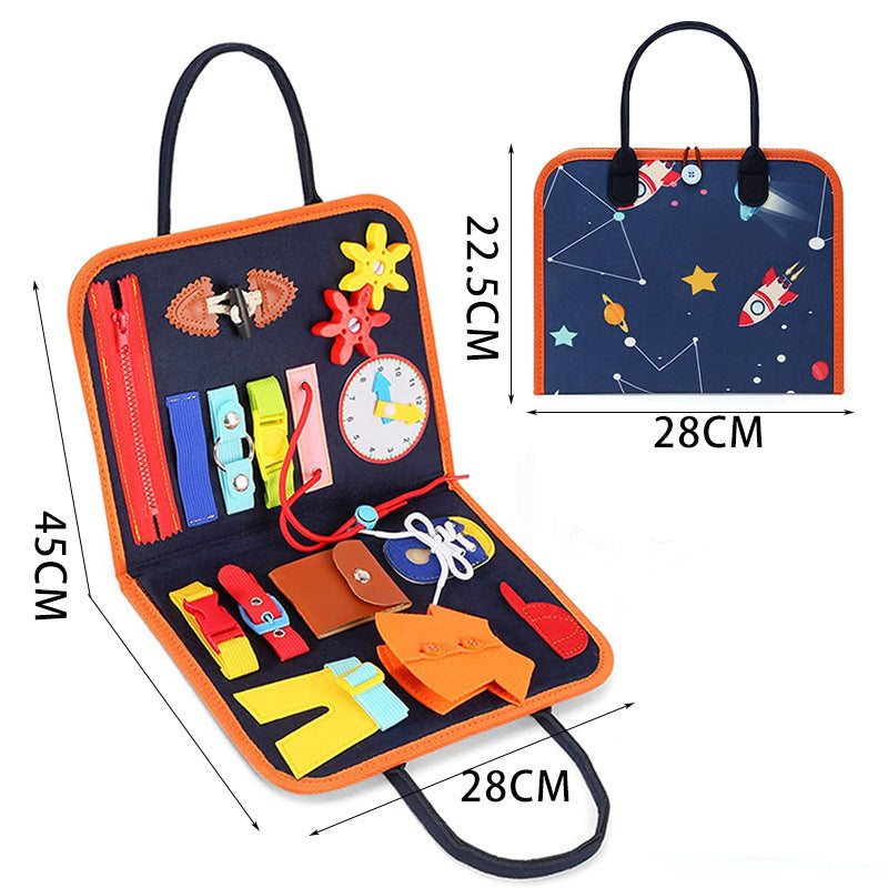 New Busy Book Children's Sensory Learning Toy