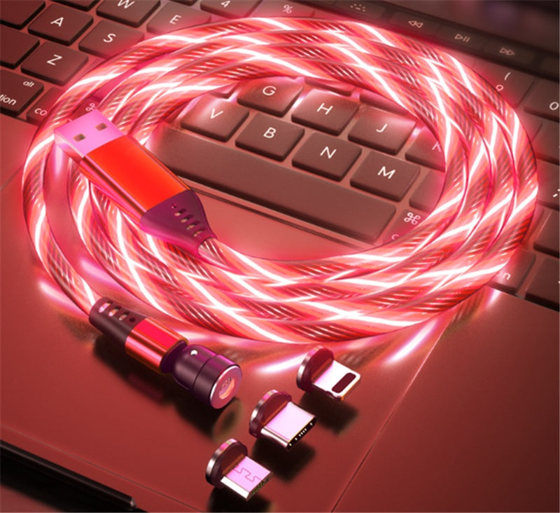 540 Rotate Luminous Magnetic Cable Fast Charging