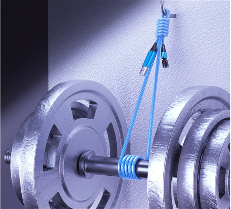 540 Rotate Luminous Magnetic Cable Fast Charging