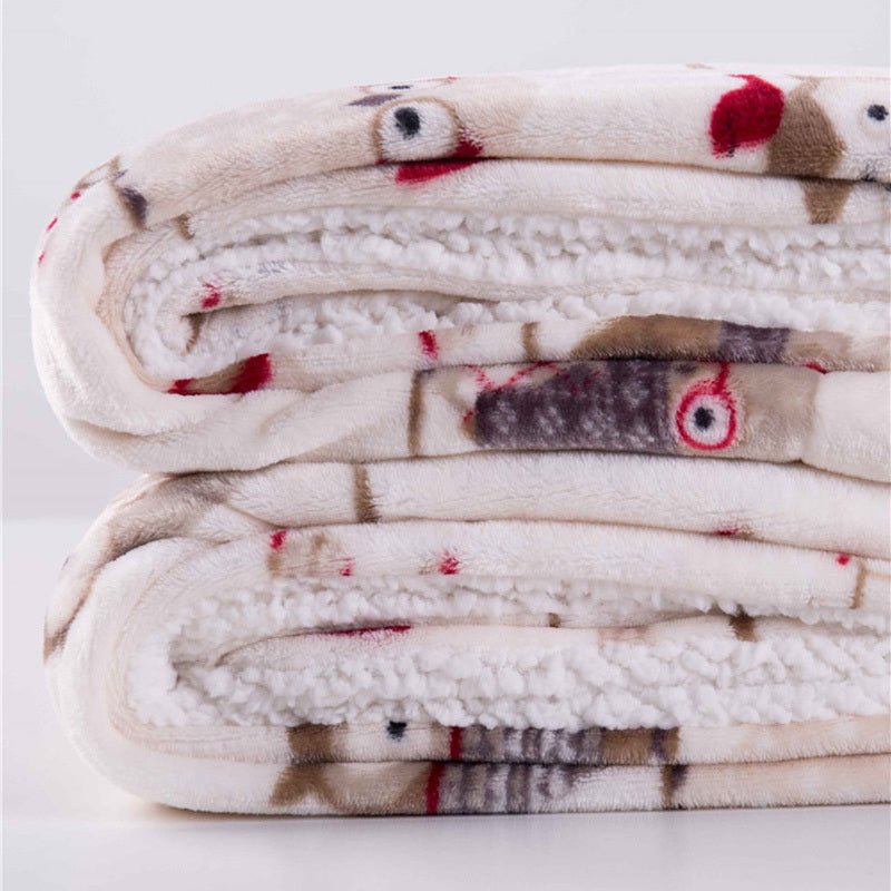 Lambskin blanket