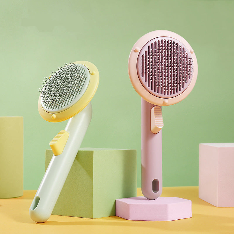 Pet Brush Hand-held Steel Wire Comb Hair Removal