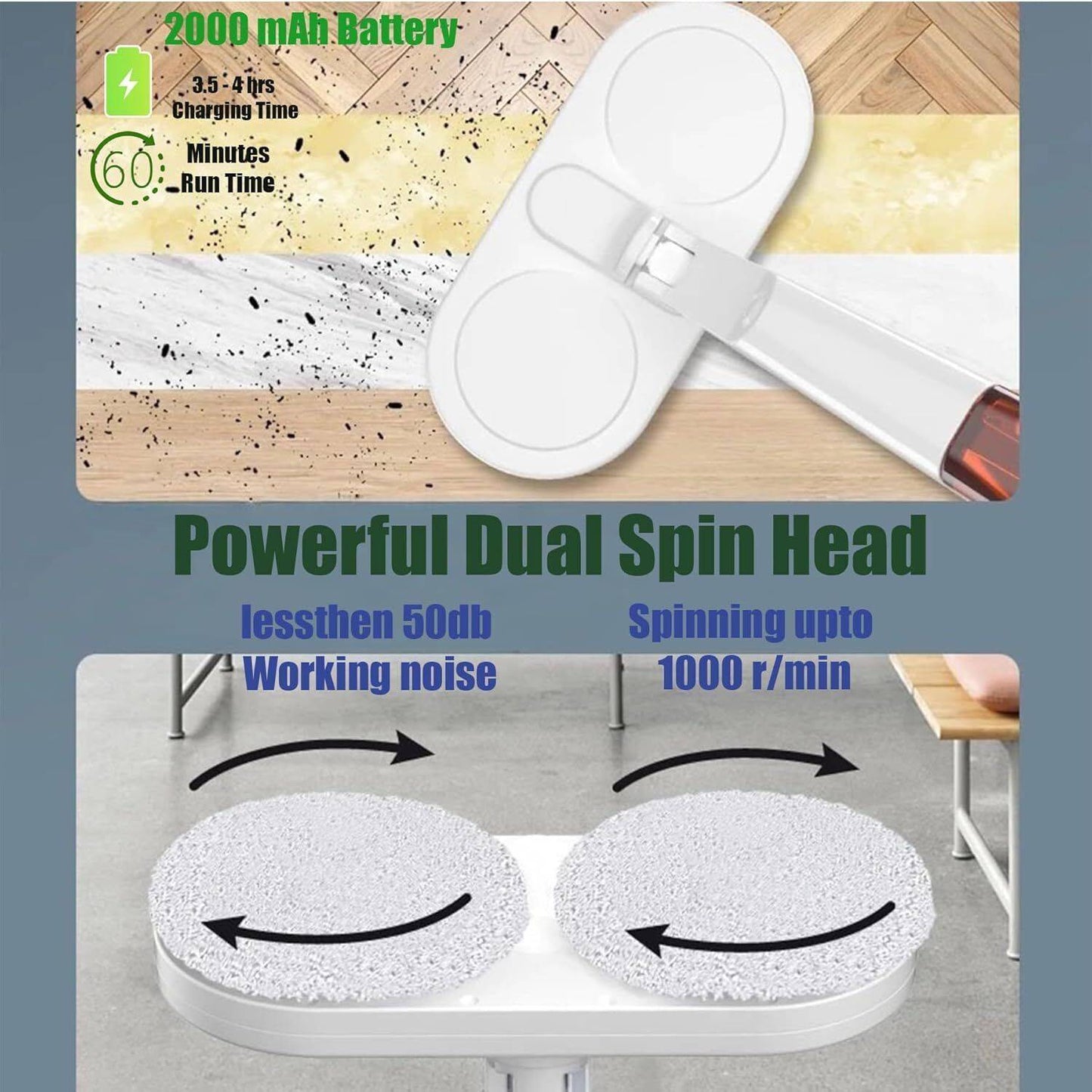 5-In-1 Cordless Electric Mop Cleaner