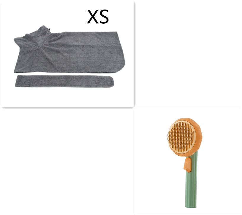 Pet Brush Hand-held Steel Wire Comb Hair Removal