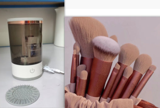 Automatic Cosmetic Brush Cleaning Tool