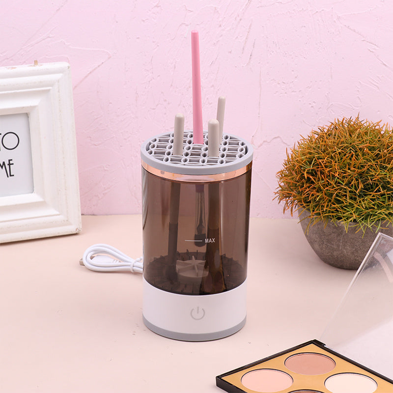 Automatic Cosmetic Brush Cleaning Tool
