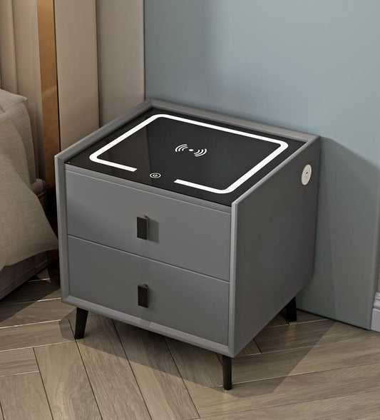 Smart Table Wireless Charging Bedside Cabinet