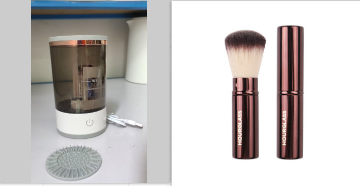 Automatic Cosmetic Brush Cleaning Tool