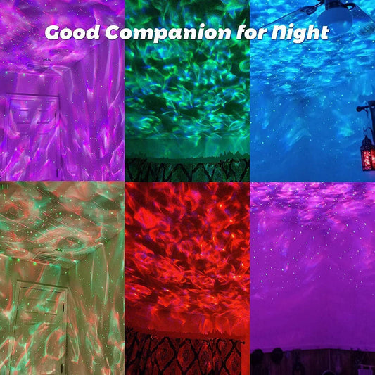 LED Galaxy Starry Night Light Projector Lamp with Speaker