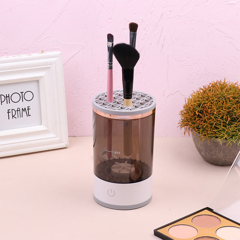 Automatic Cosmetic Brush Cleaning Tool