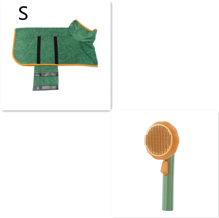 Pet Brush Hand-held Steel Wire Comb Hair Removal