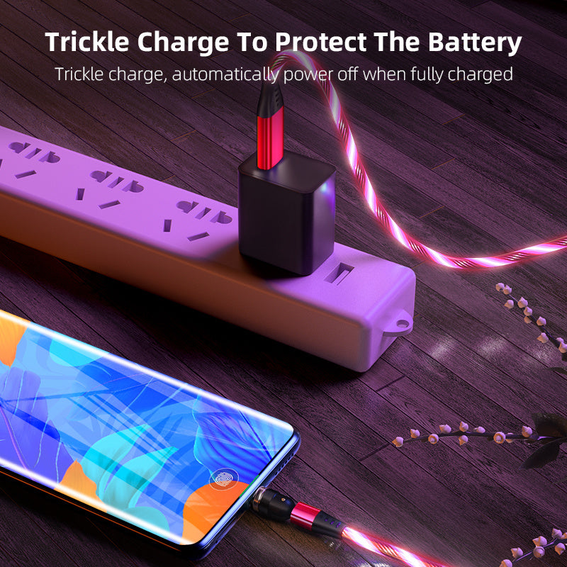540 Rotate Luminous Magnetic Cable Fast Charging