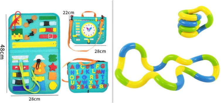 New Busy Book Children's Sensory Learning Toy