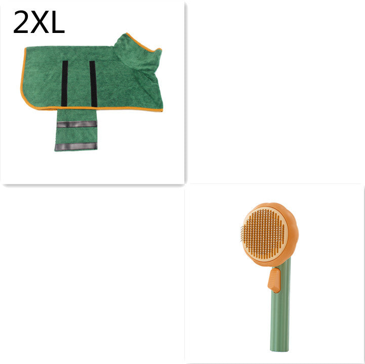 Pet Brush Hand-held Steel Wire Comb Hair Removal
