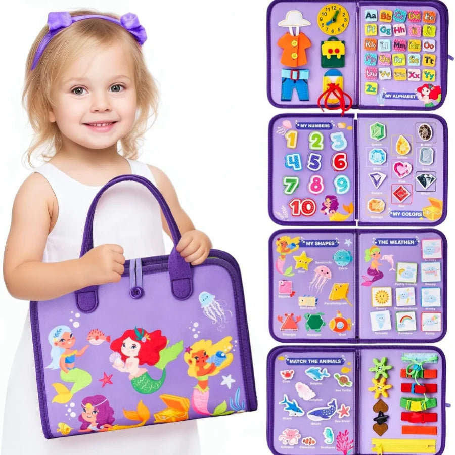 New Busy Book Children's Sensory Learning Toy