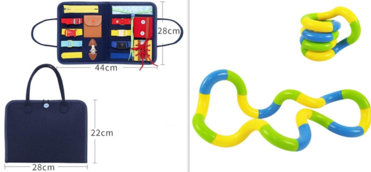 New Busy Book Children's Sensory Learning Toy