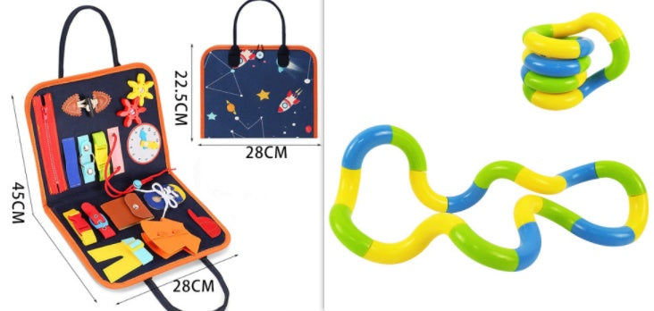 New Busy Book Children's Sensory Learning Toy