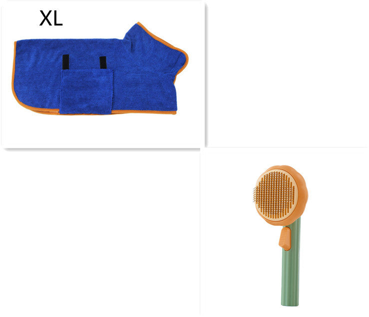 Pet Brush Hand-held Steel Wire Comb Hair Removal