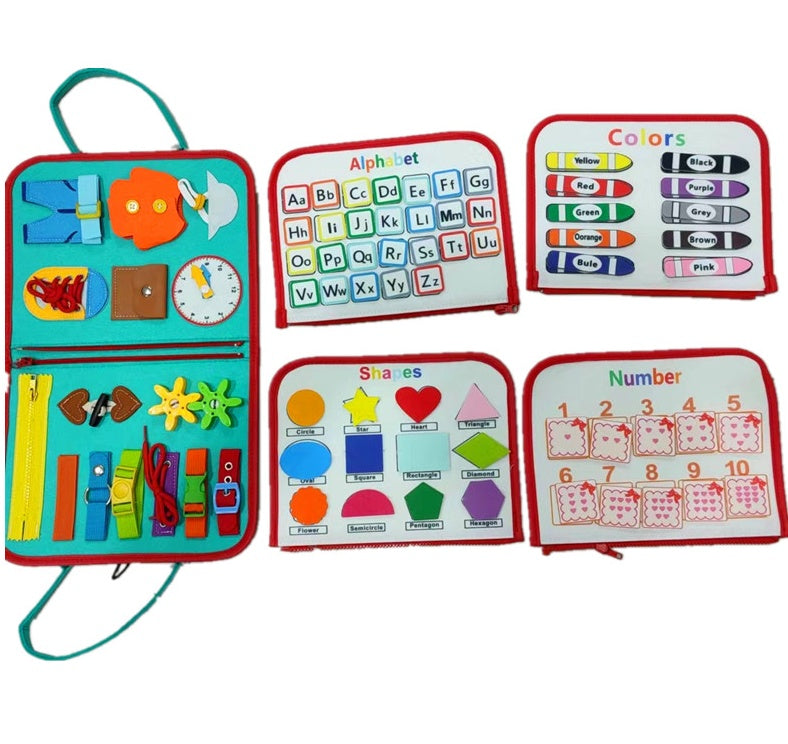 New Busy Book Children's Sensory Learning Toy