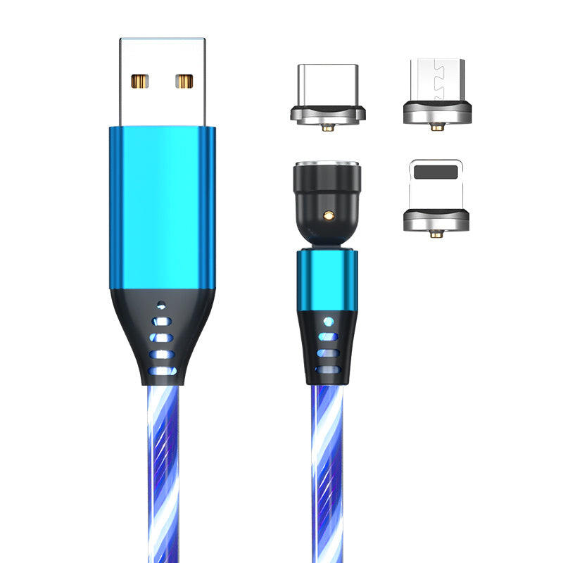 540 Rotate Luminous Magnetic Cable Fast Charging