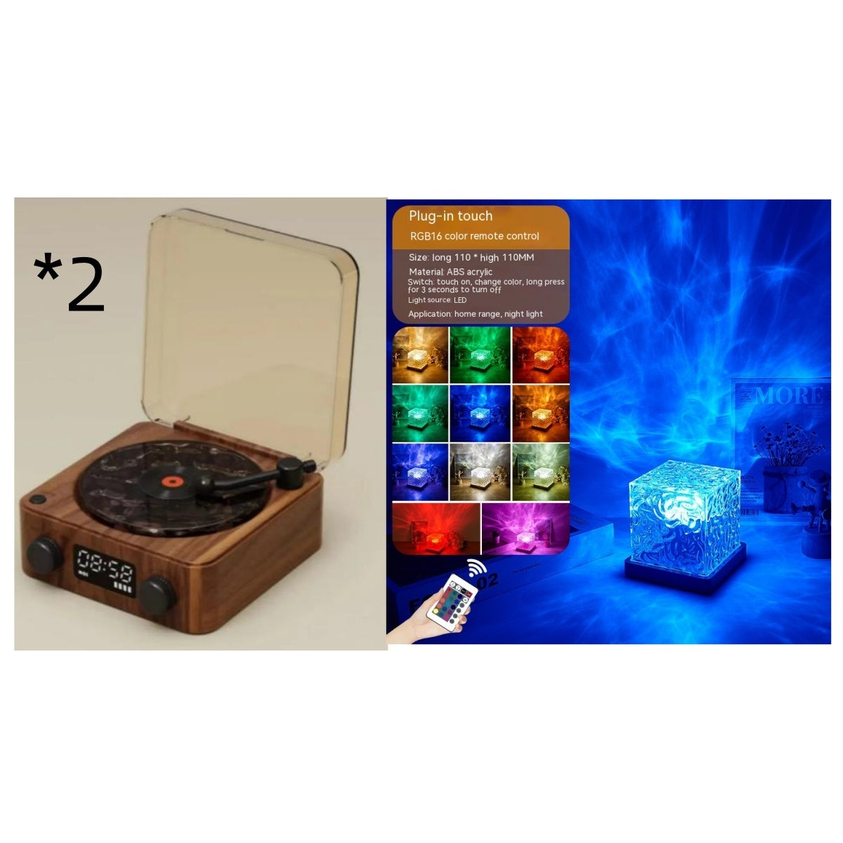Retro Turntable Wireless Bluetooth Speaker