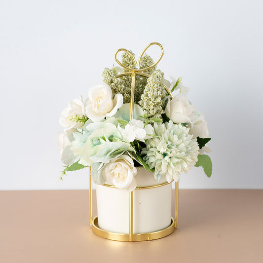 Small Potted Plants Flower Bouquet Simulation