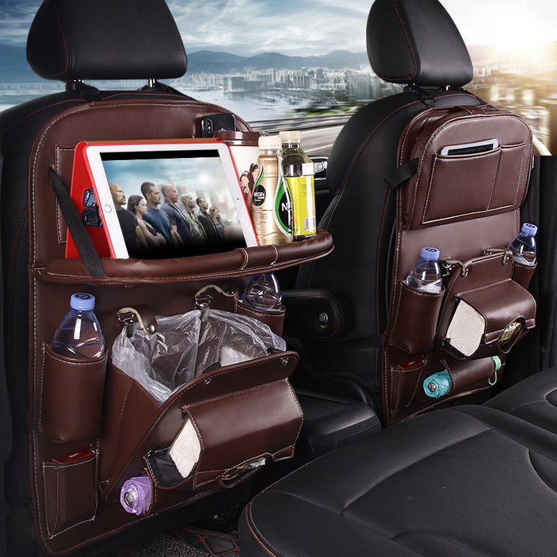 PU Leather Car Storage Bag Multifunctional