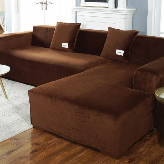 Velvet Elastic Sofa Cover