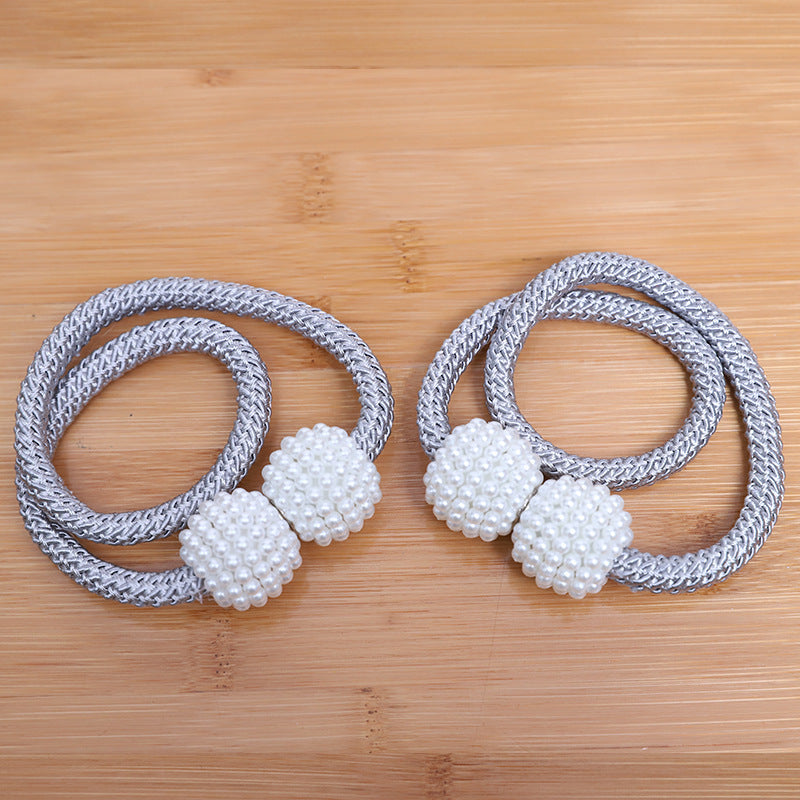 Perforation Pearl Magnetic Curtain Buckle