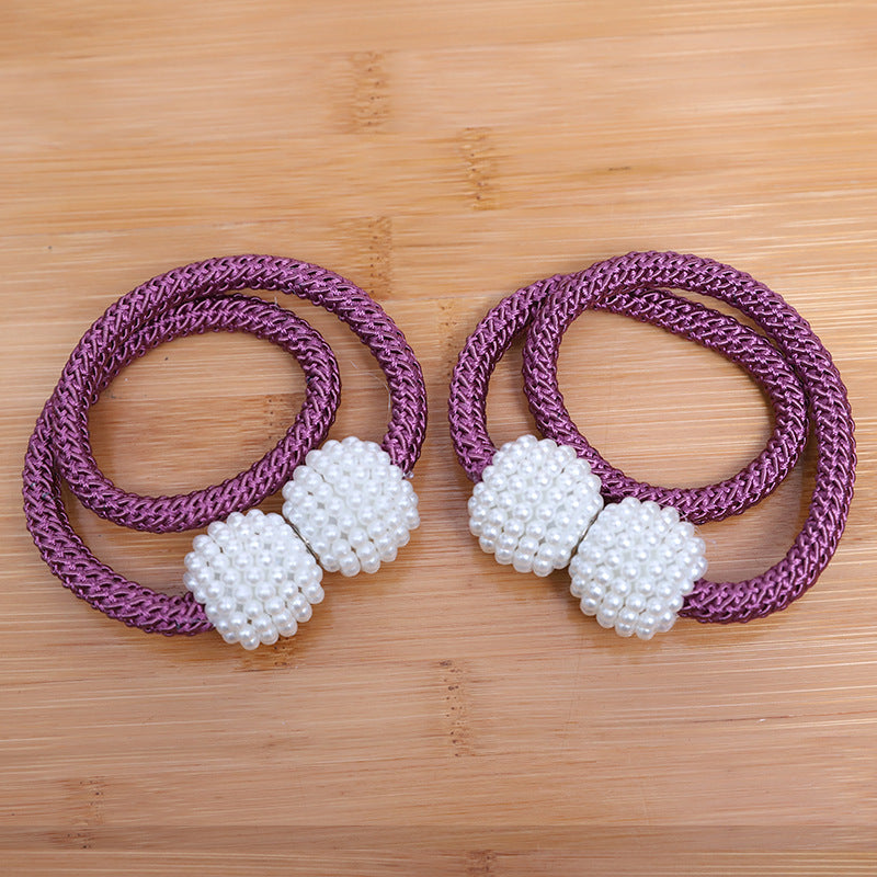 Perforation Pearl Magnetic Curtain Buckle