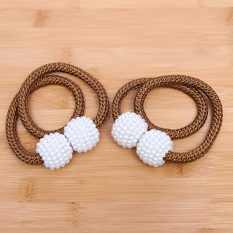 Perforation Pearl Magnetic Curtain Buckle