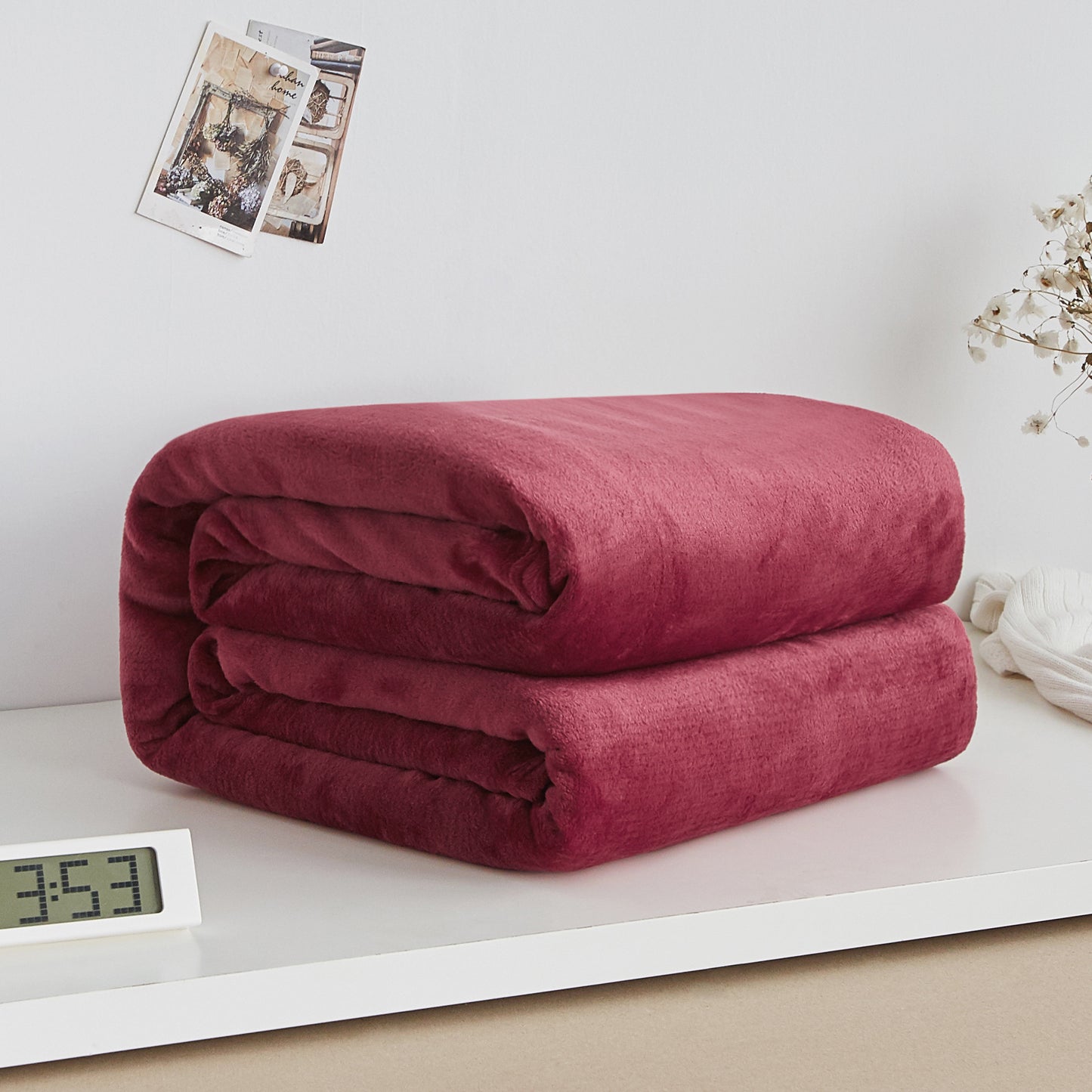 Flannel coral blanket