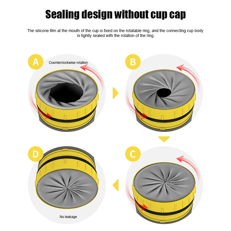 No Cover Twisting Portable Insulation Tumbler