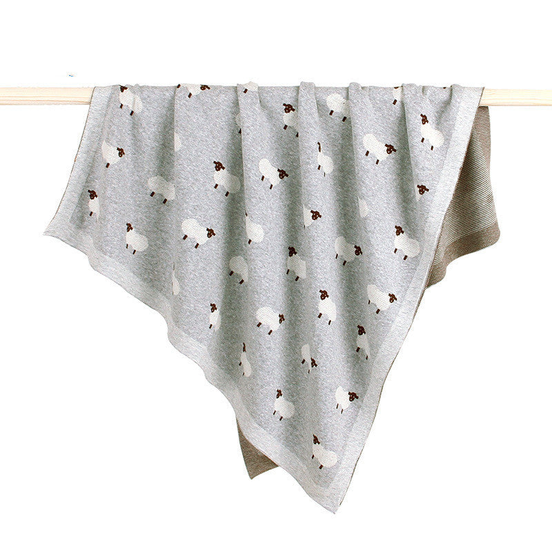 Baby sheepskin blanket windproof cover