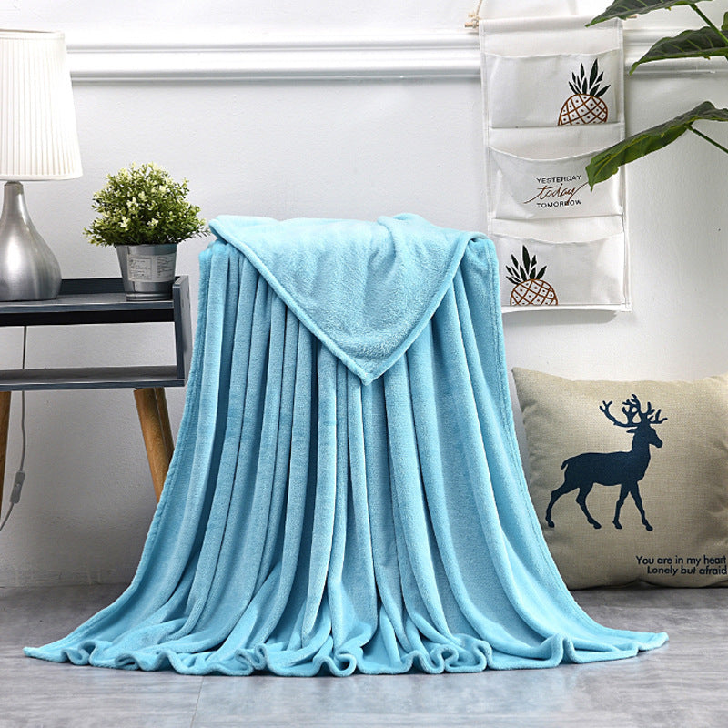 Flannel coral blanket
