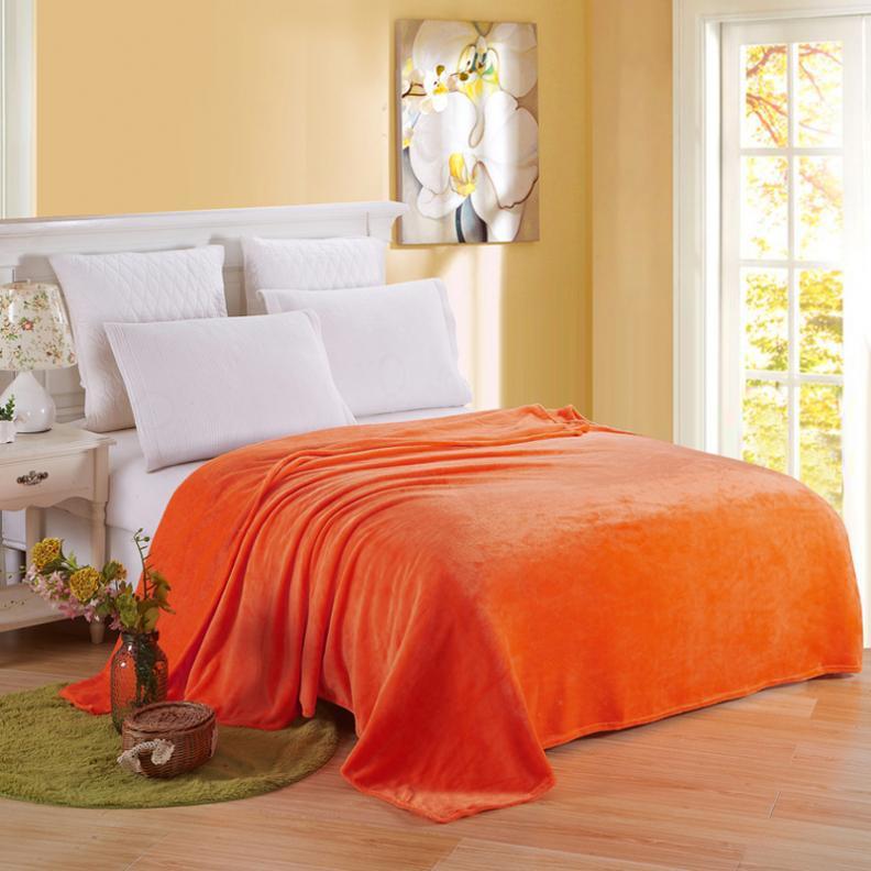 Flannel coral blanket
