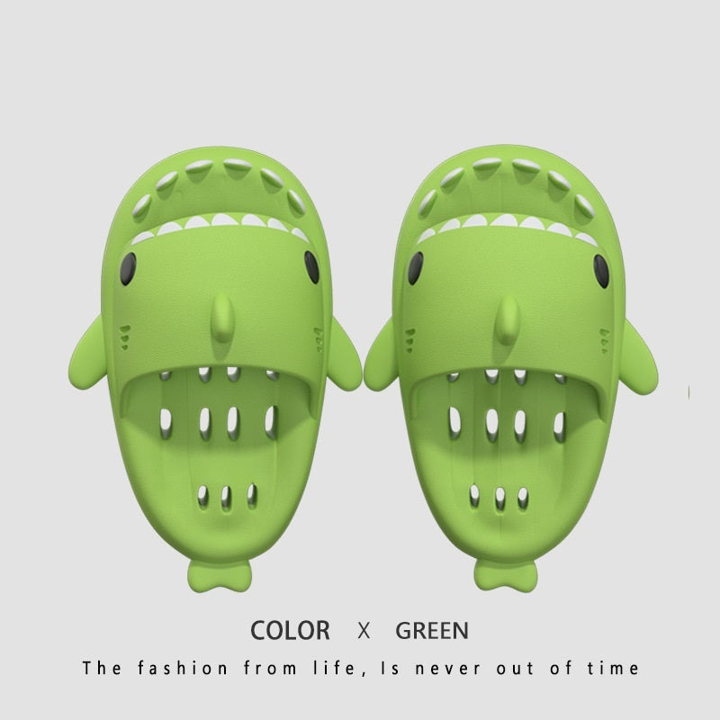 Shark Slippers With Drain Holes Beach and Outdoor