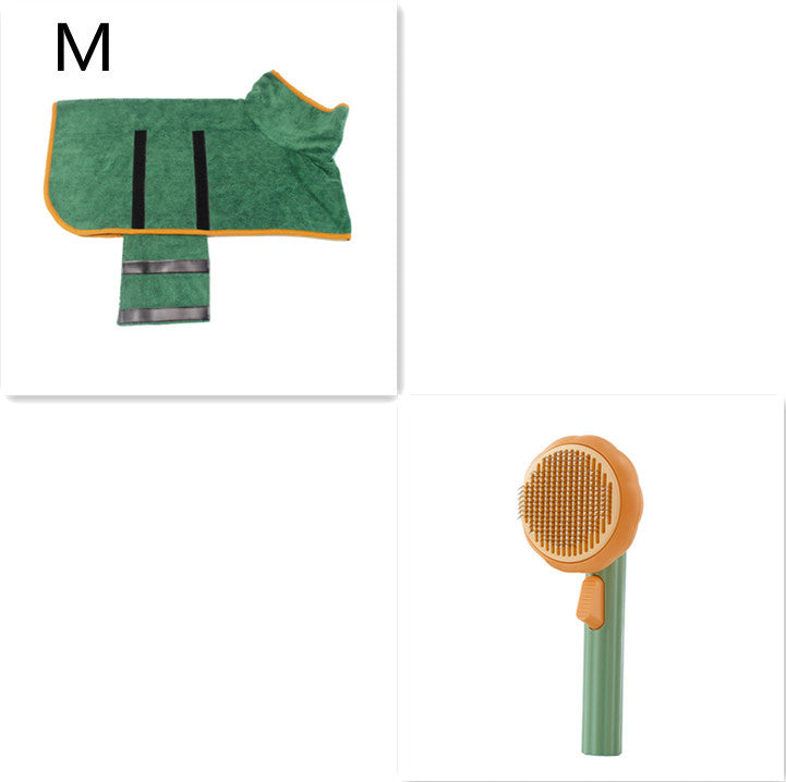 Pet Brush Hand-held Steel Wire Comb Hair Removal