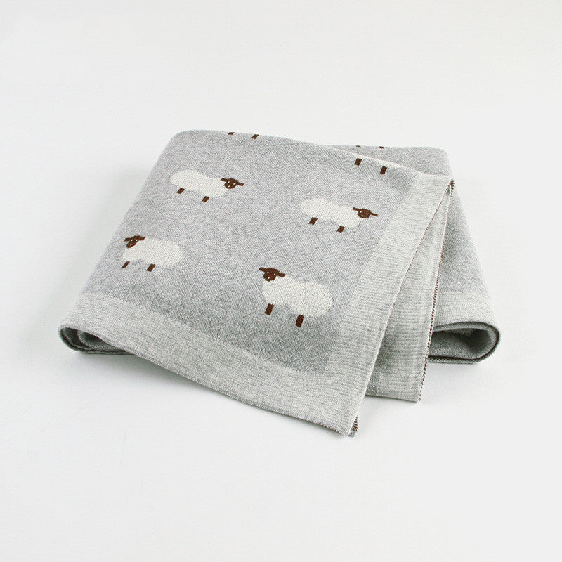 Baby sheepskin blanket windproof cover
