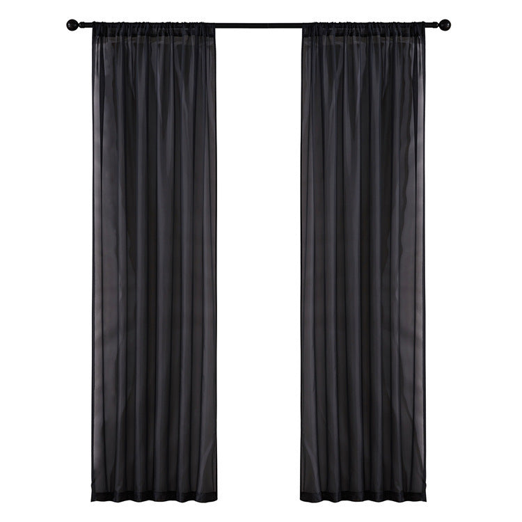 Cotton And Linen Window Curtain