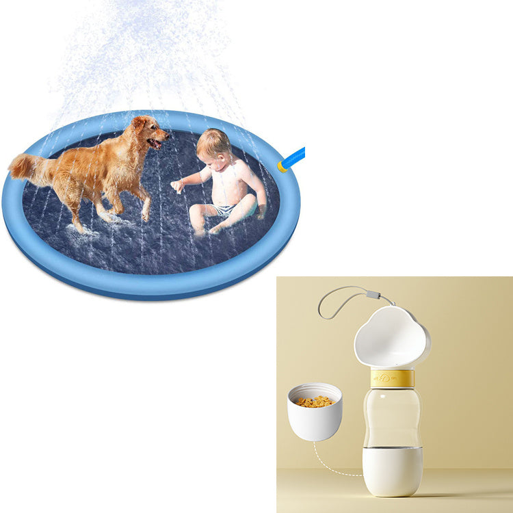 Non-Slip Splash Pad Mat For Kids And Pets Summer Outdoor
