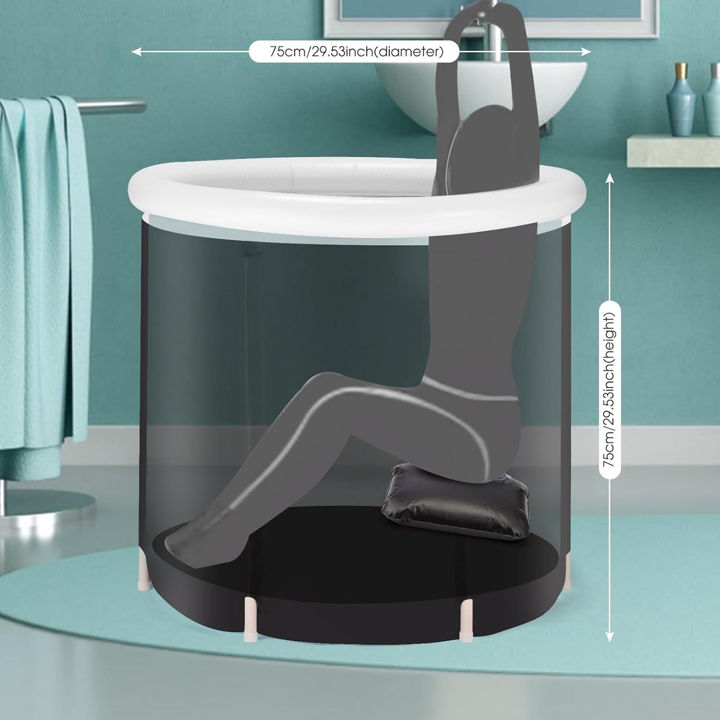Recovery Ice Tub Water Therapy Foldable