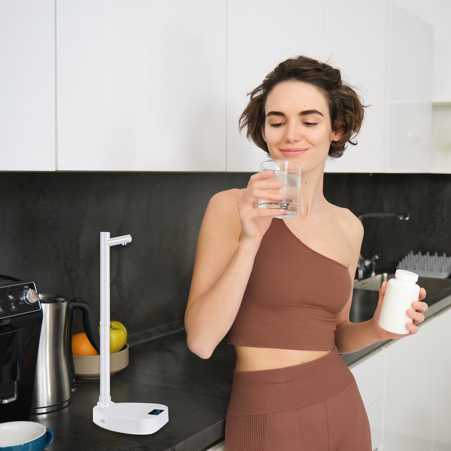 Added Extension Tupe Water Dispenser Automatic With Stand