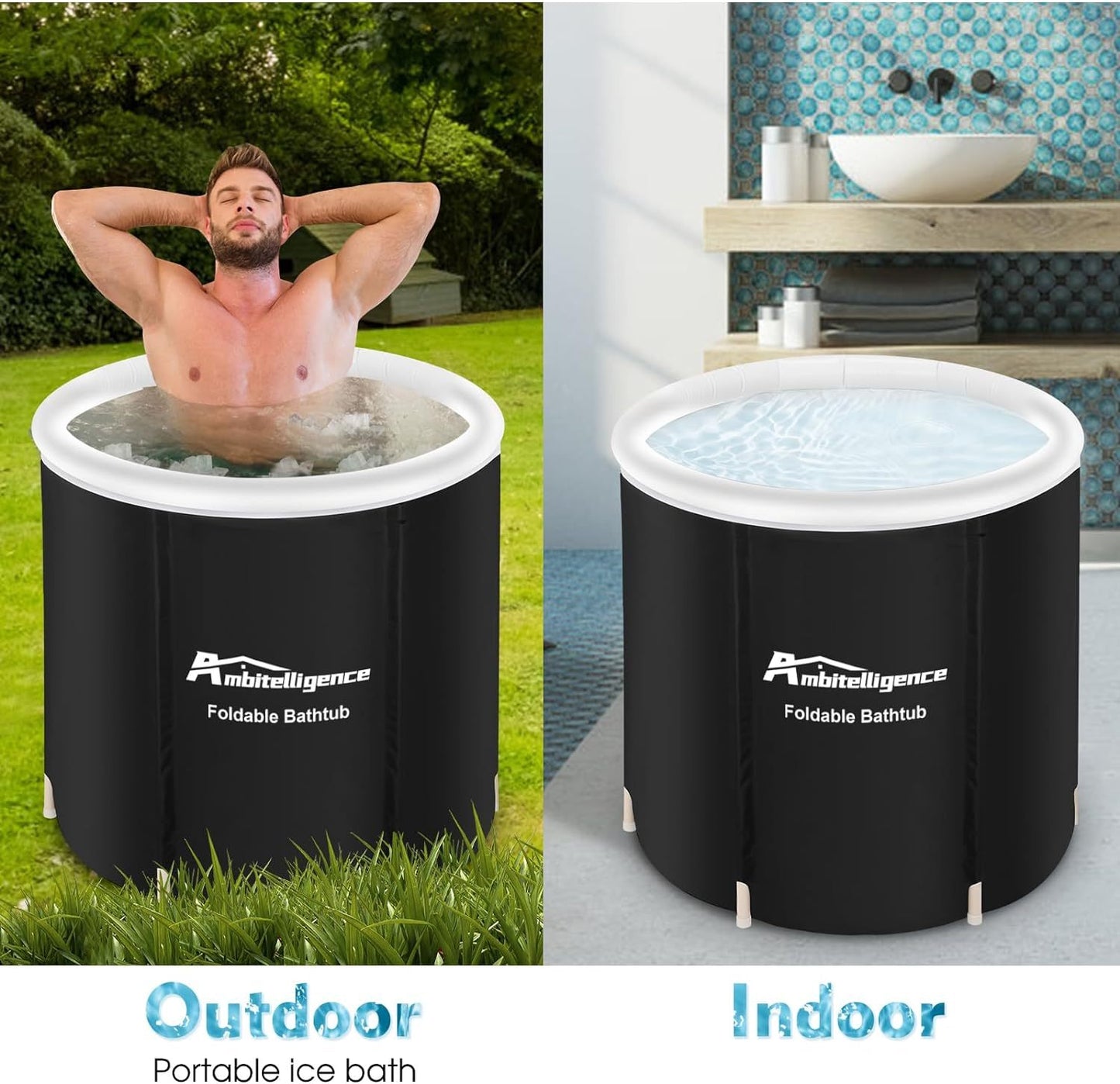 Recovery Ice Tub Water Therapy Foldable
