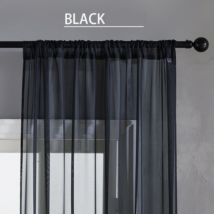 Cotton And Linen Window Curtain