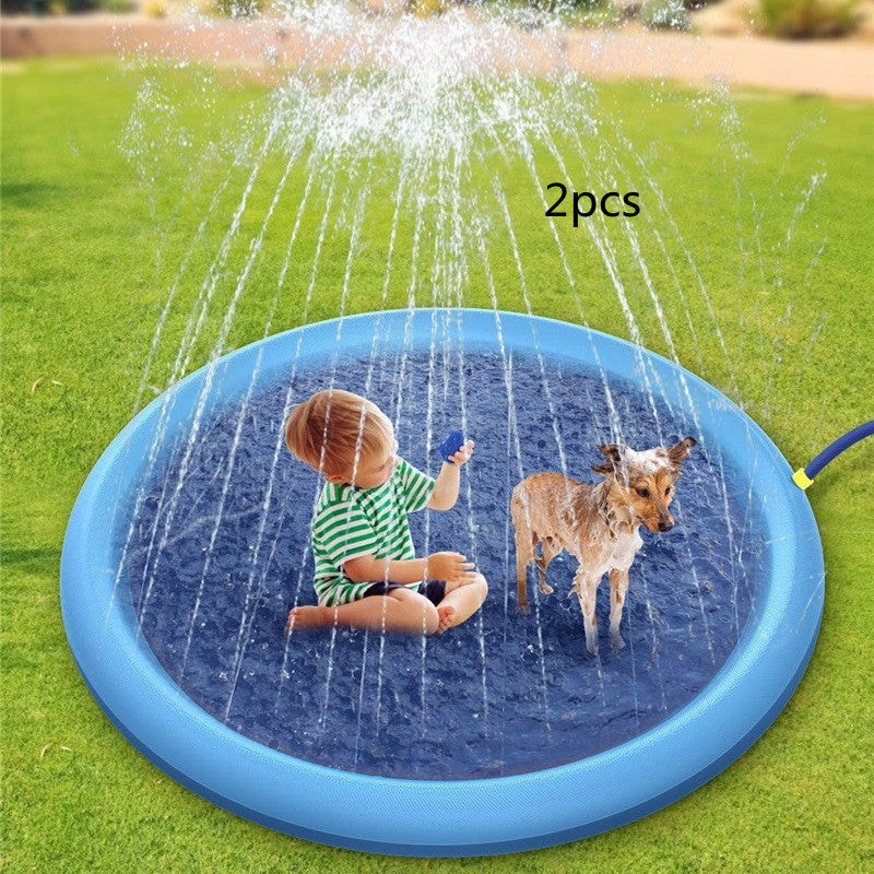Non-Slip Splash Pad Mat For Kids And Pets Summer Outdoor