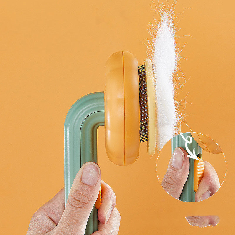 Pet Brush Hand-held Steel Wire Comb Hair Removal