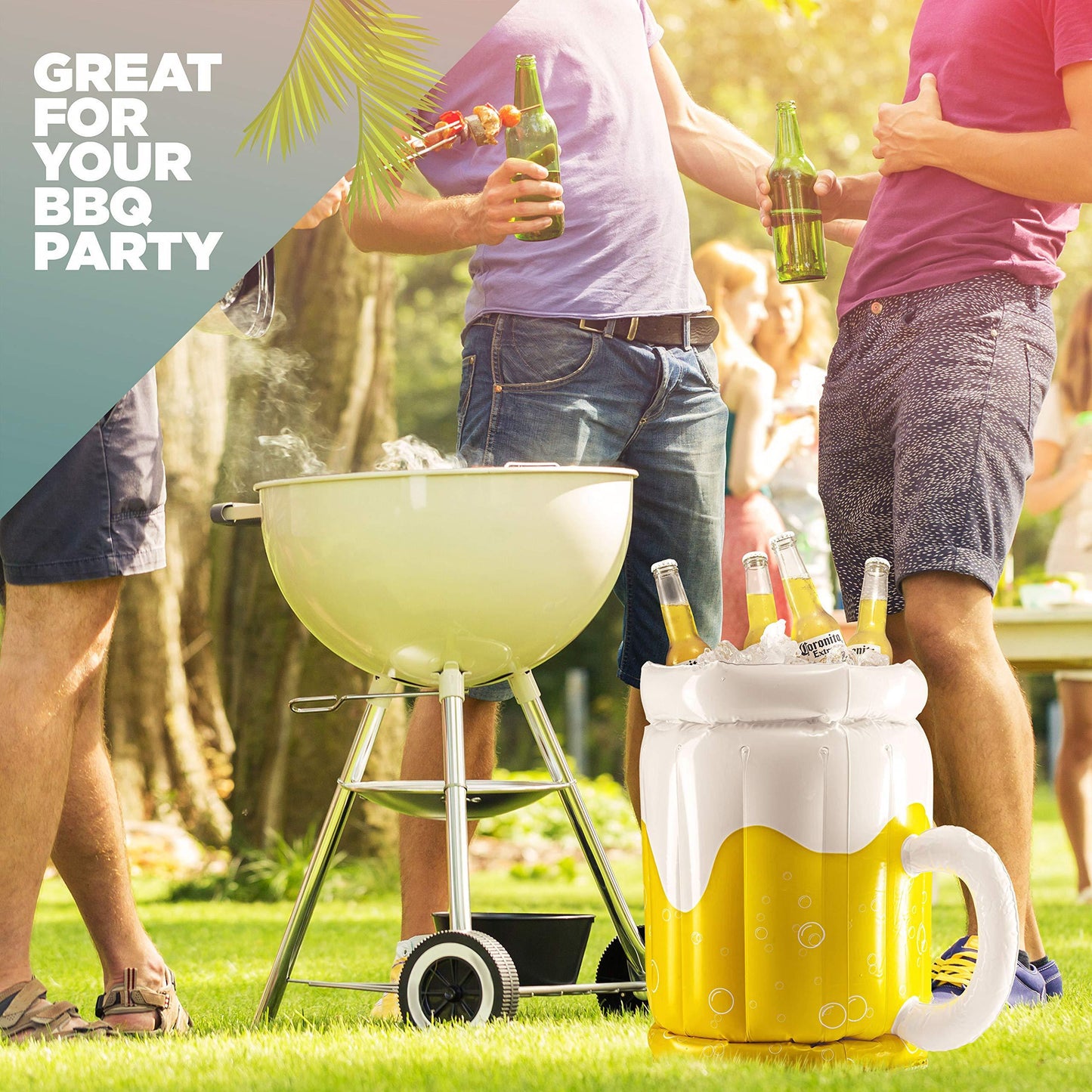 Large Inflatable Beer Mug Pool Float Drink