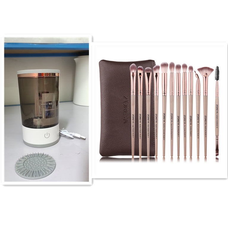 Automatic Cosmetic Brush Cleaning Tool
