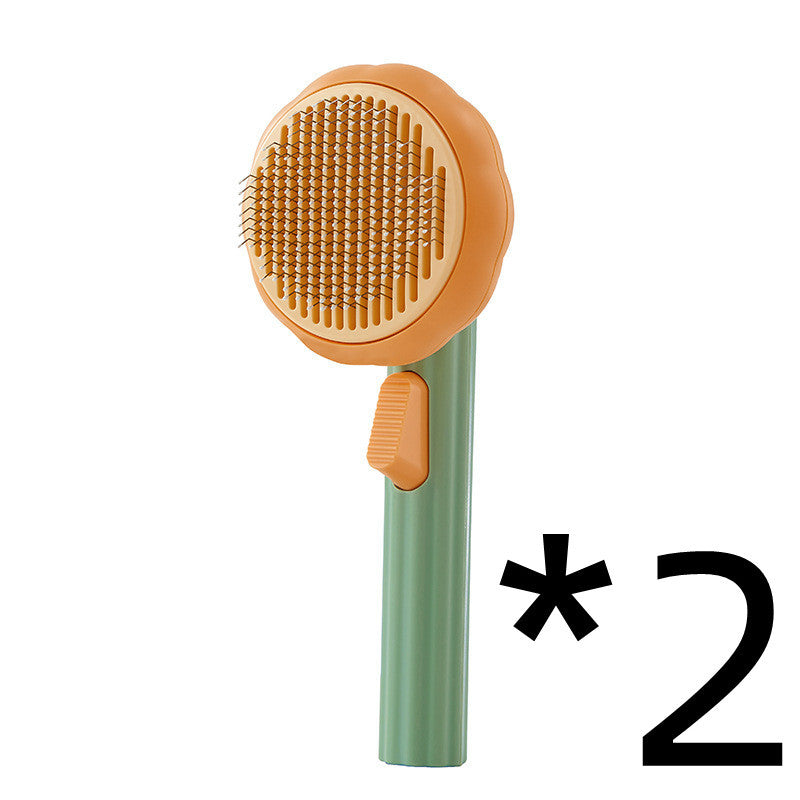 Pet Brush Hand-held Steel Wire Comb Hair Removal