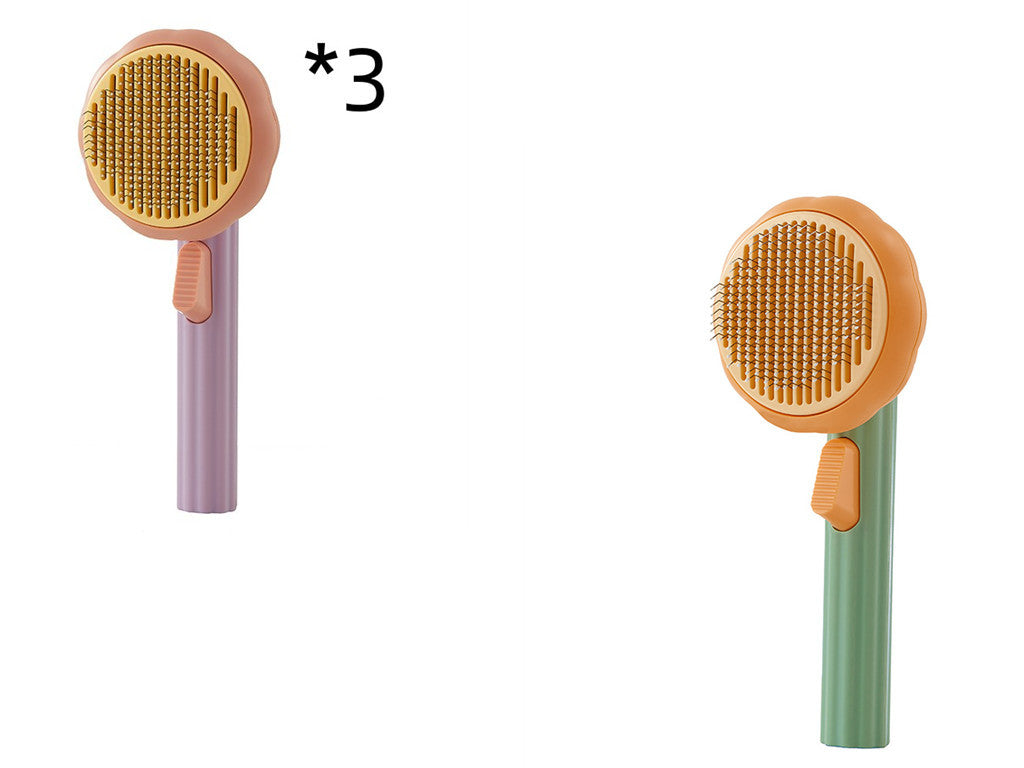 Pet Brush Hand-held Steel Wire Comb Hair Removal